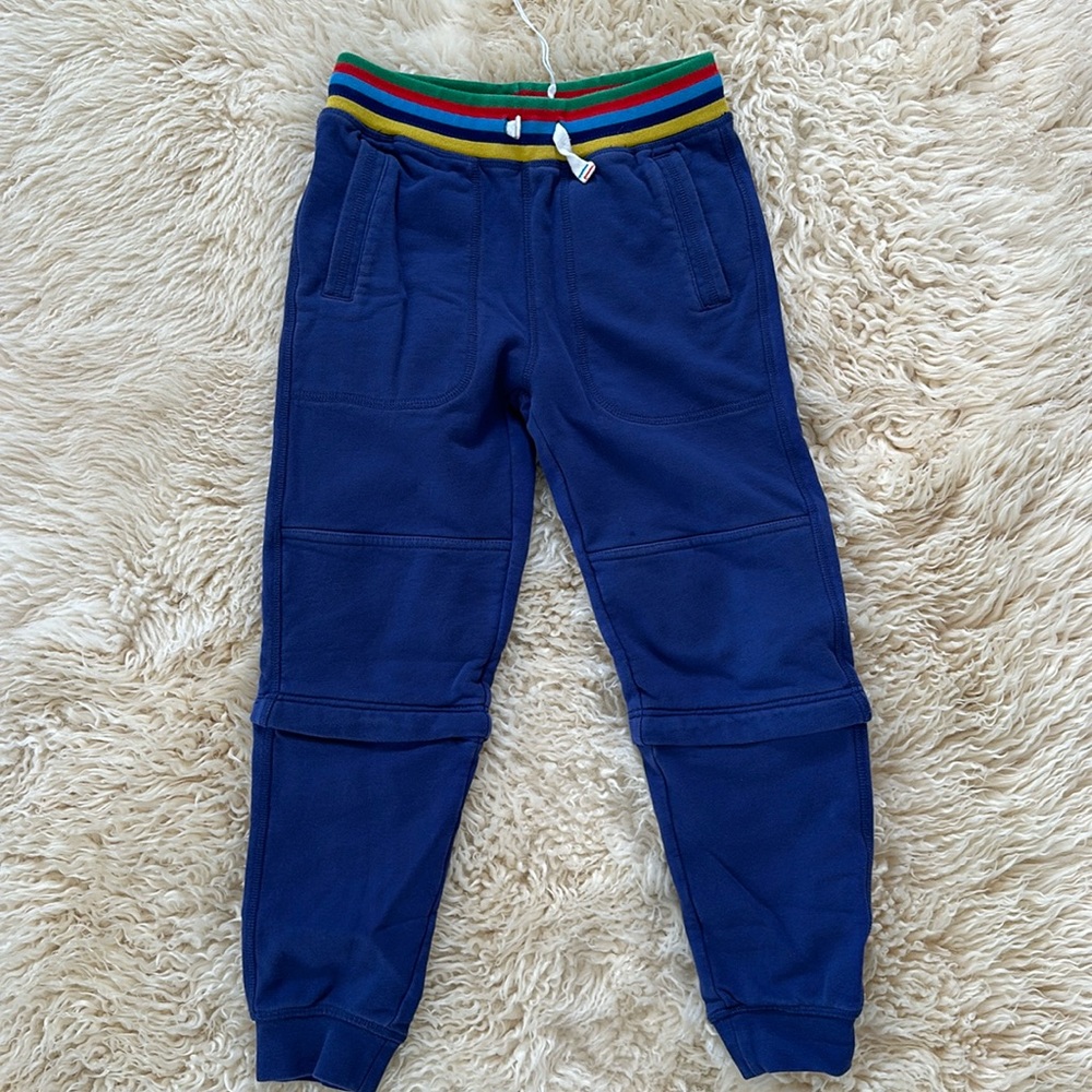 Boden joggers pants with removable legs size 8